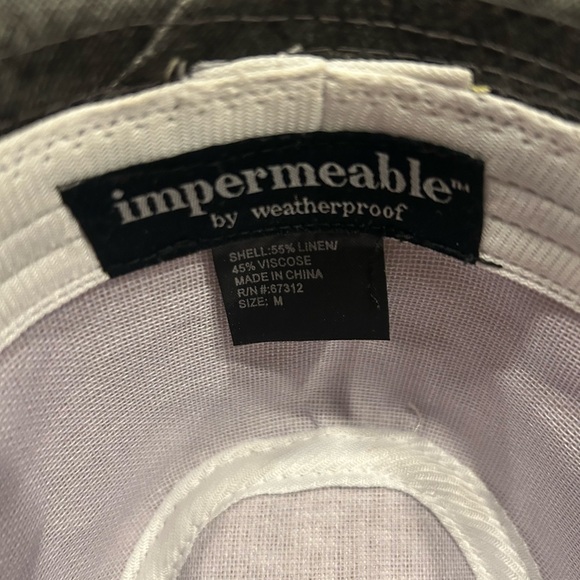 Impermeable by Weatherproof Linen Blend Hat - Size M - Picture 5 of 9